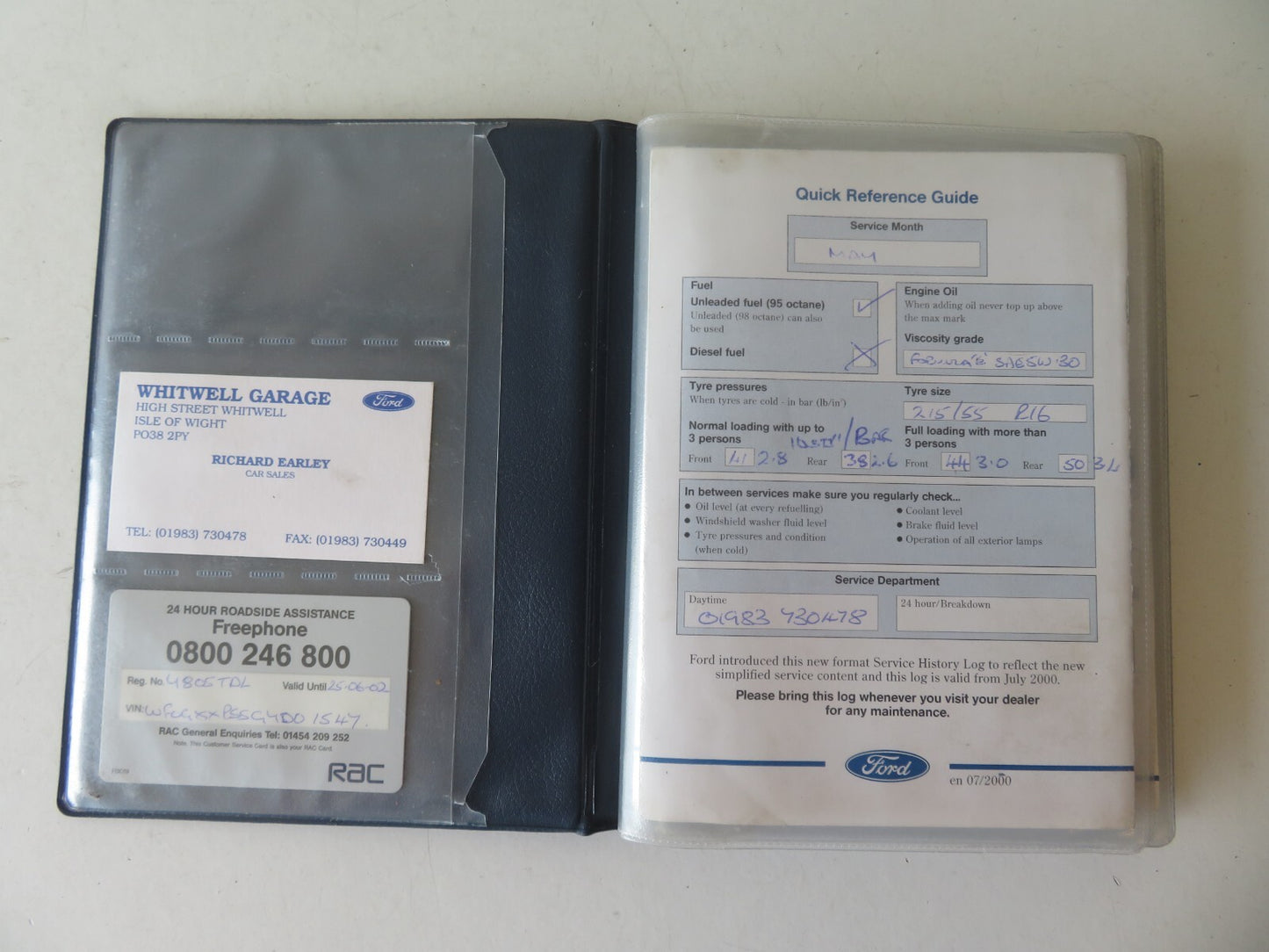 FORD GALAXY MK2 OWNERS MANUAL WITH FOLDER 2000-2006 AMS1426