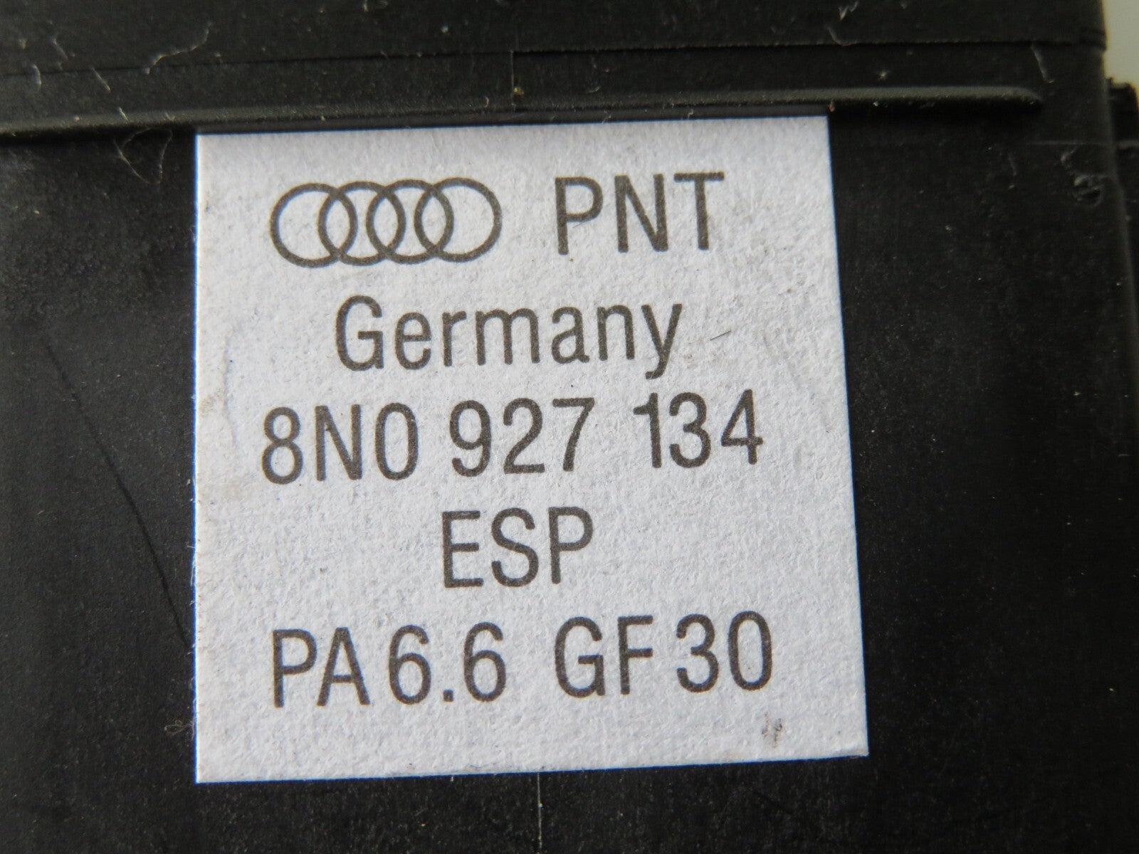AUDI TT MK1 ESP TRACTION SWITCH 1998-2006 AMS1035-21