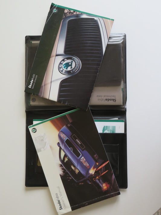 SKODA FABIA MK1 OWNERS MANUAL WITH FOLDER 1999-2004 HM-6