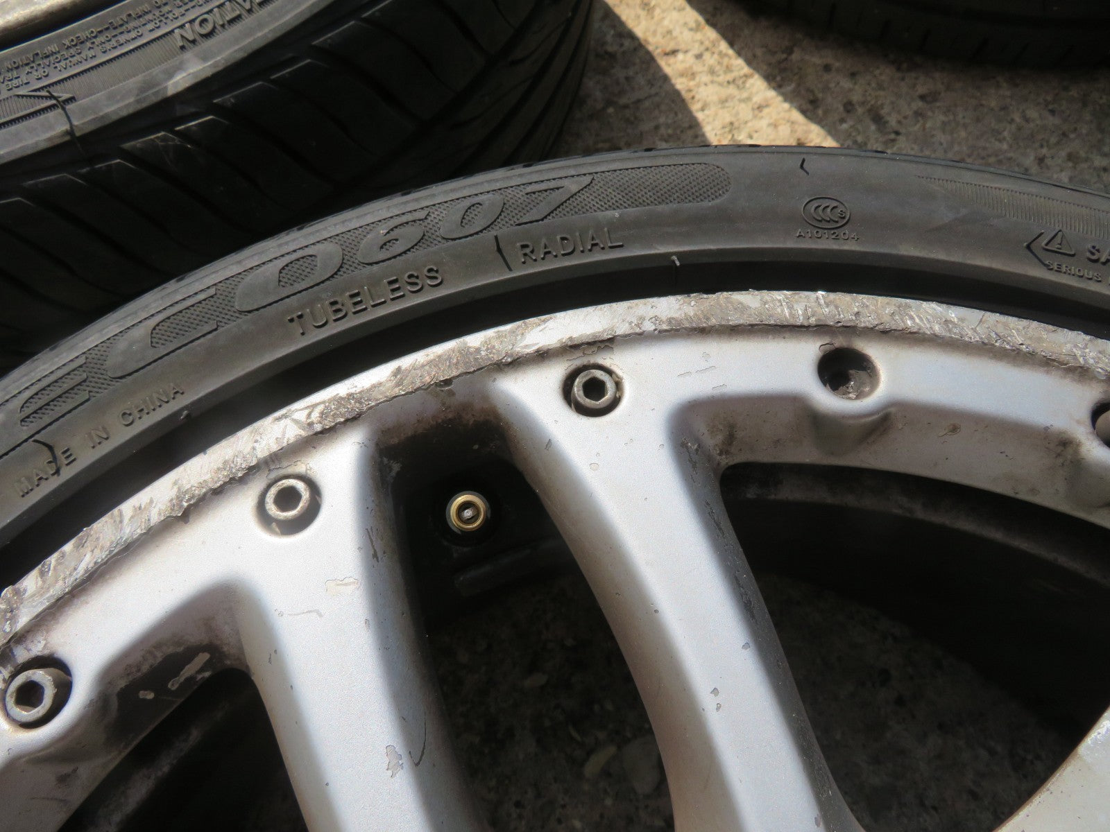 FIAT 500 DIESEL EDITION R16 16" ALLOY WHEELS WITH TYRES 518346260 NEED REFURB