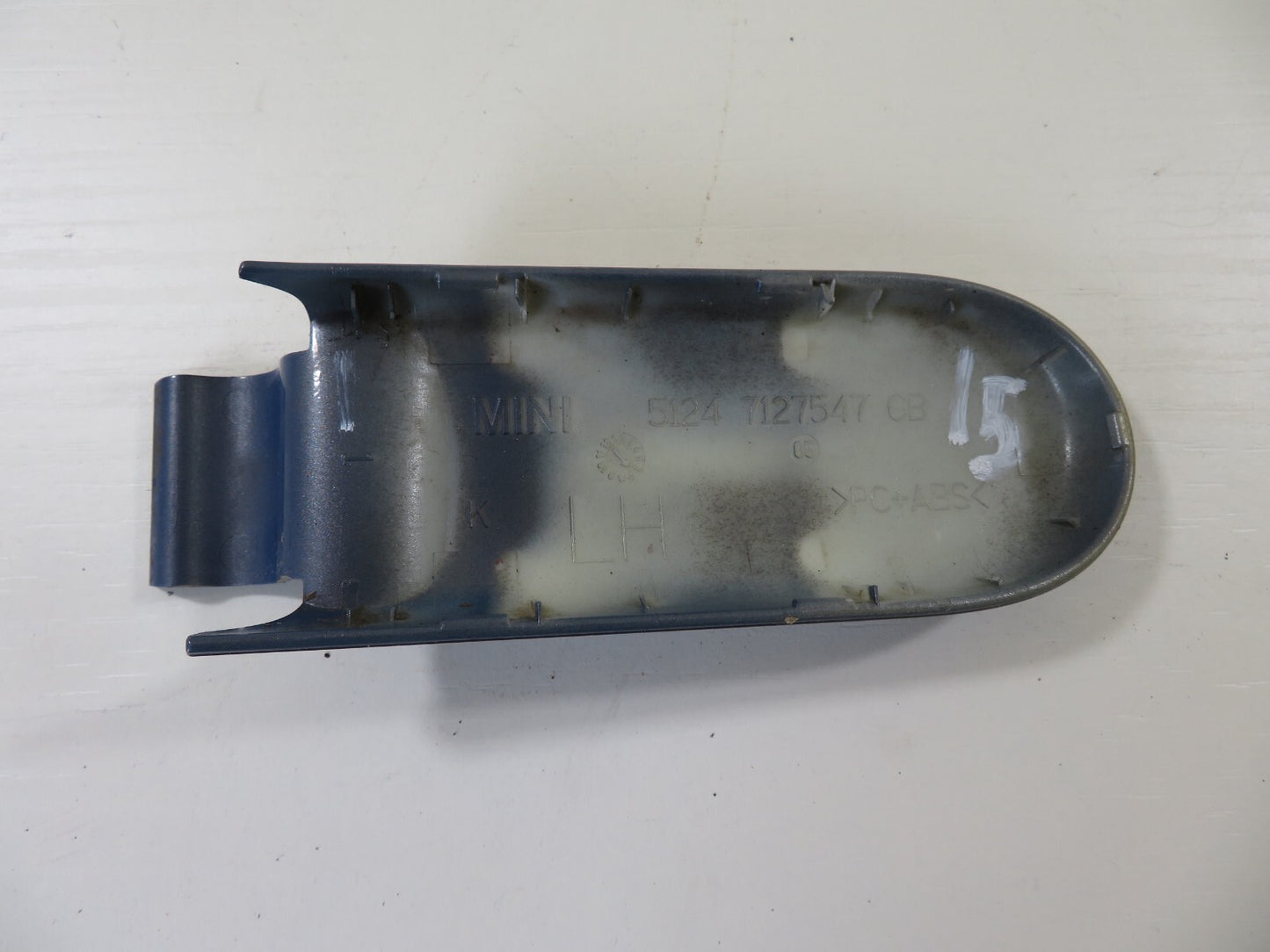 MINI COOPER R52 CONVERTIBLE LH BOOT HINGE COVER TRIM 7127547 2000-2006 1243-15
