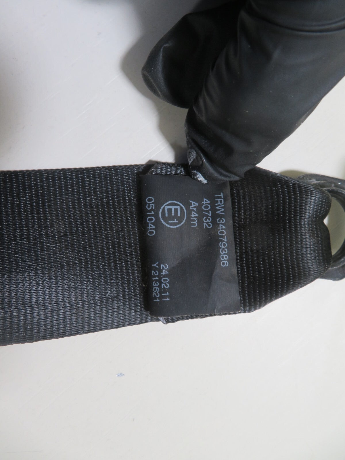 FORD C MAX GRAND 2RD ROW MIDDLE SEAT BELT AM51-U611B68-AH3YYW 2011-2015 1037-4