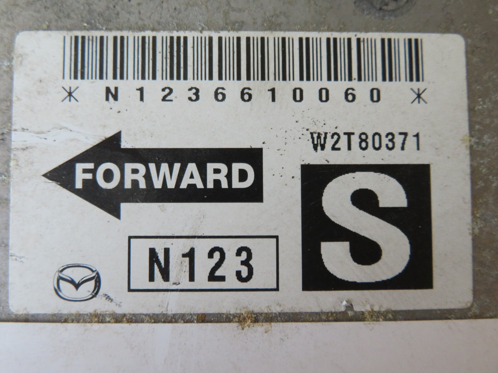 MAZDA MX5 MK3 AIRBAG CONTROL MODULE w2t80371 2005-2014 AMS1226