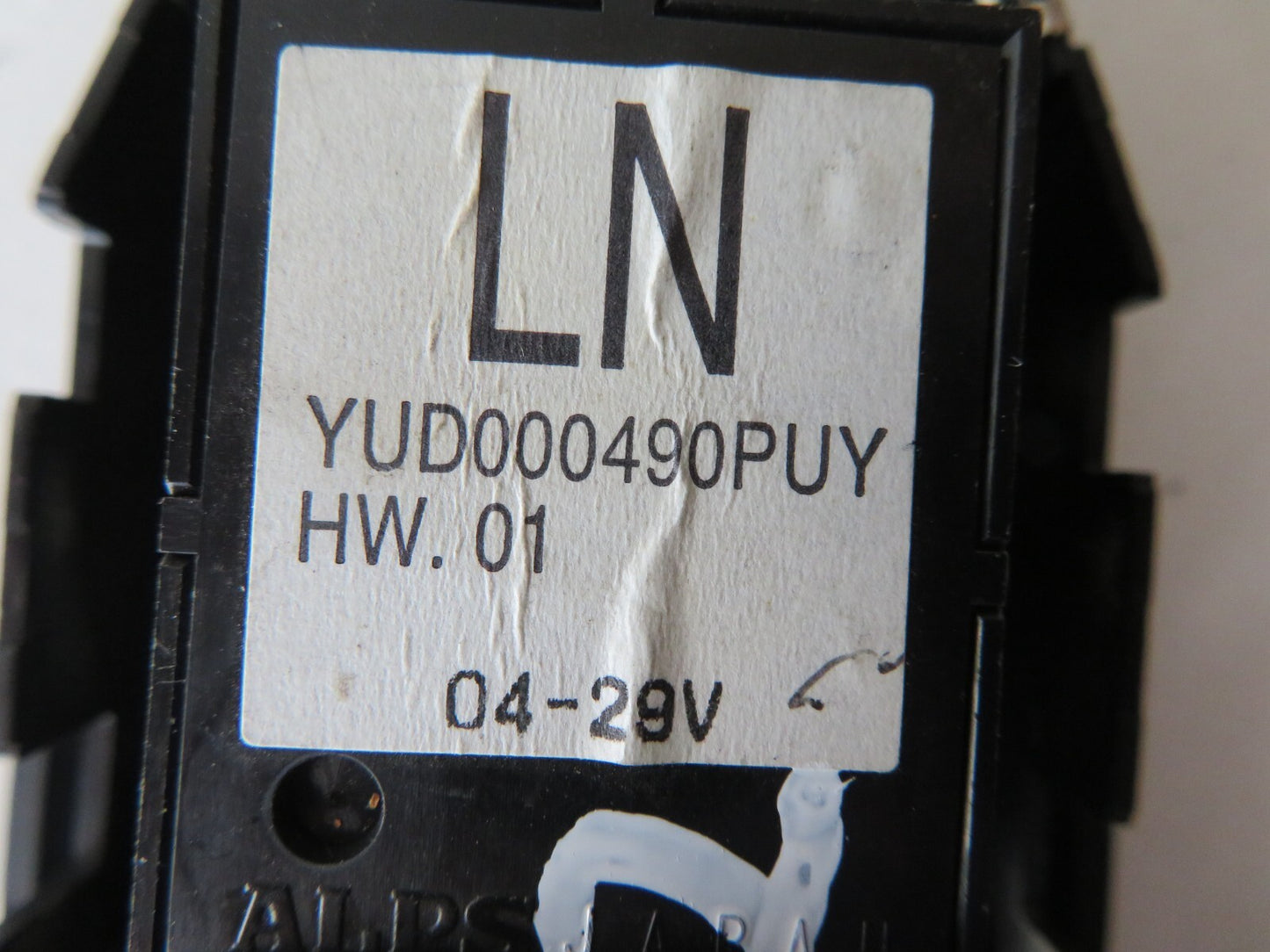 ROVER 75 NS PASSENGER FRONT WINDOW SWITCH yud000490puy 1999-2004 NO2