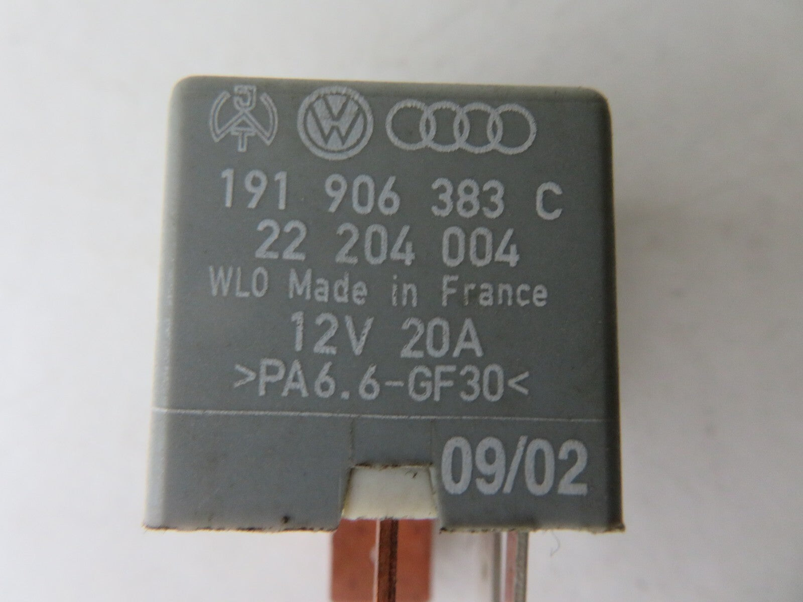 VOLKSWAGEN PASSAT B5.5 167 FUEL PUMP RELAY 191906383C 2001-2005 A1815-24