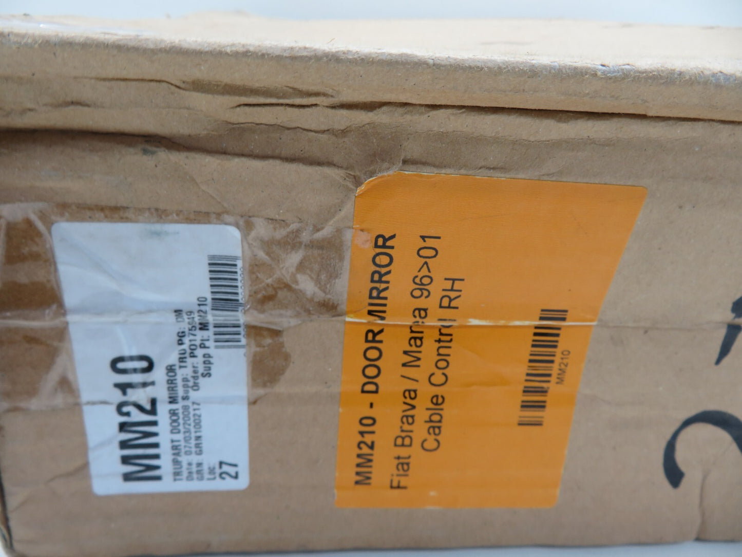 OS DRIVER DOOR WING MIRROR FOR FIAT BRAVA 1996-2001 37R