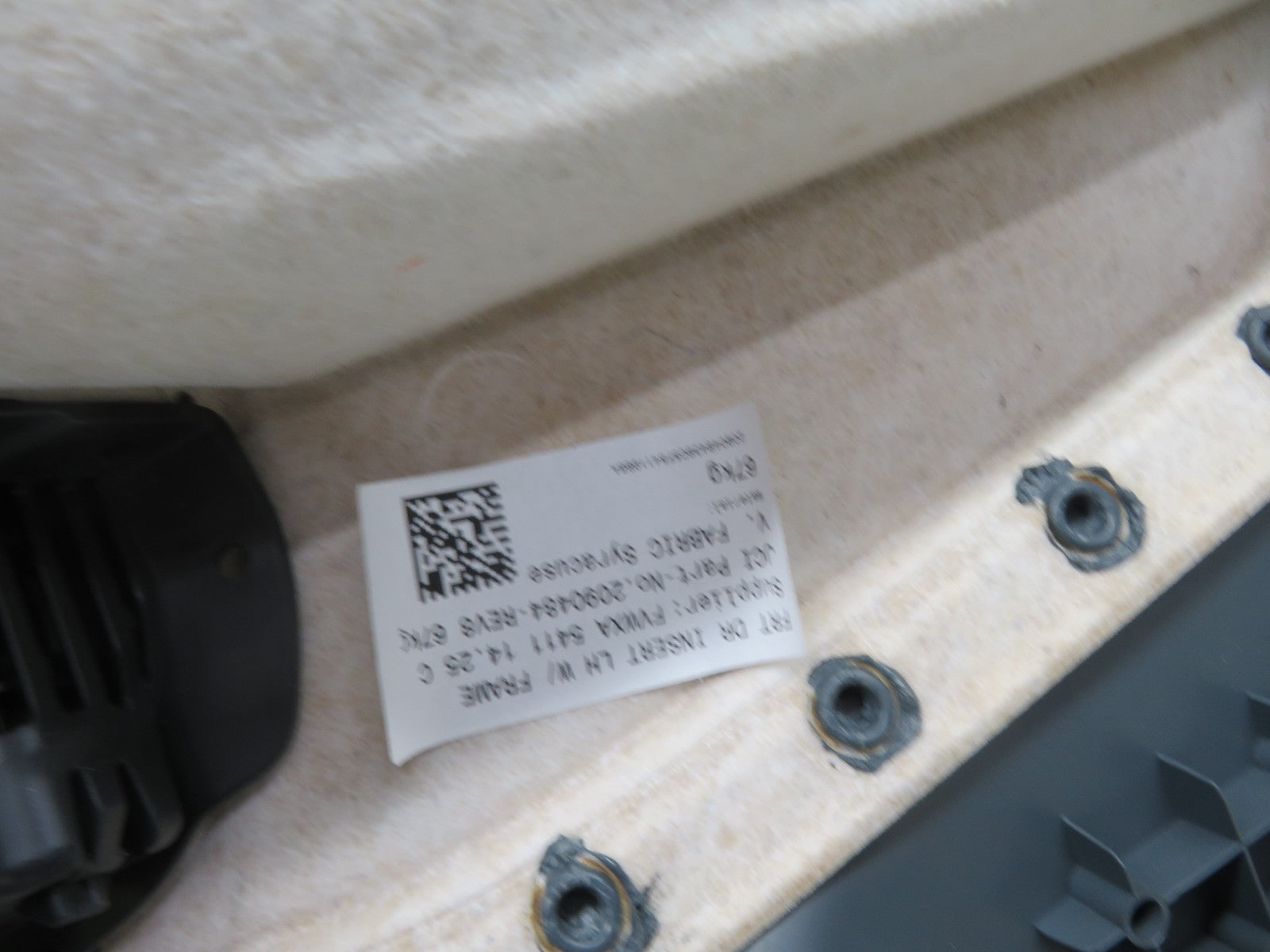 FORD C MAX NSF FRONT PASSENGER INTERIOR DOOR CARD 2010-2015