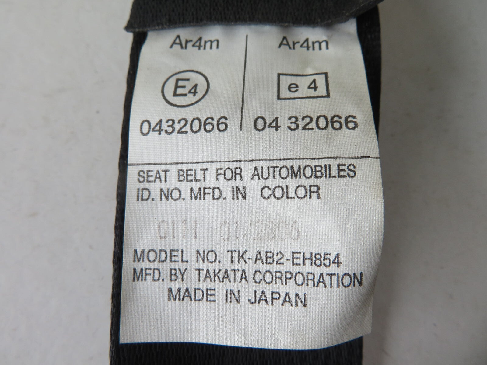MAZDA RX8 RX-8 NSR SEAT BELT 2003-2008 AMS1401 SA