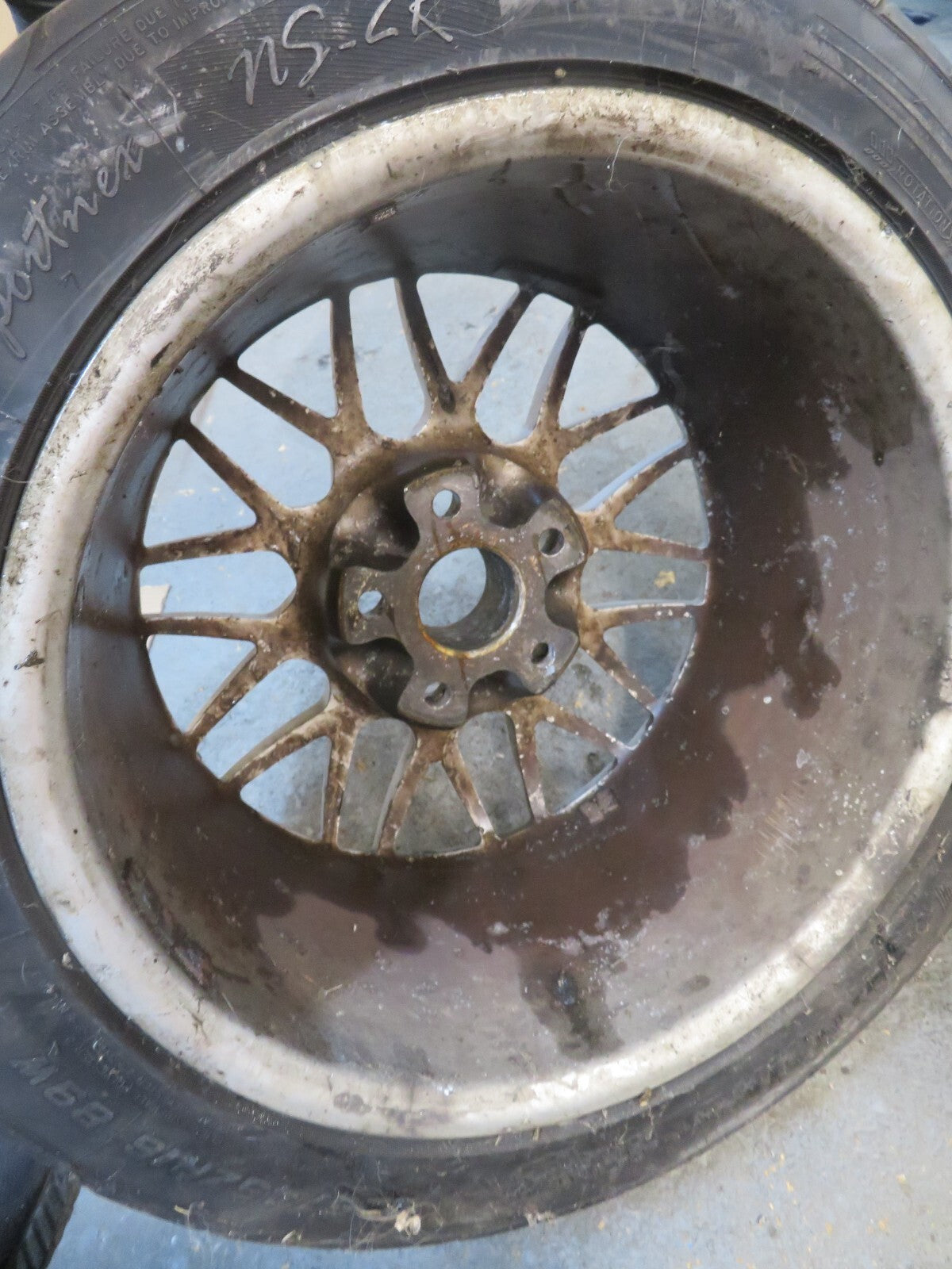 STAGGERED FITMENT 16" BBS ALLOY WHEELS X4 PCD 5 X 114.3 8J REAR 7J FRONT