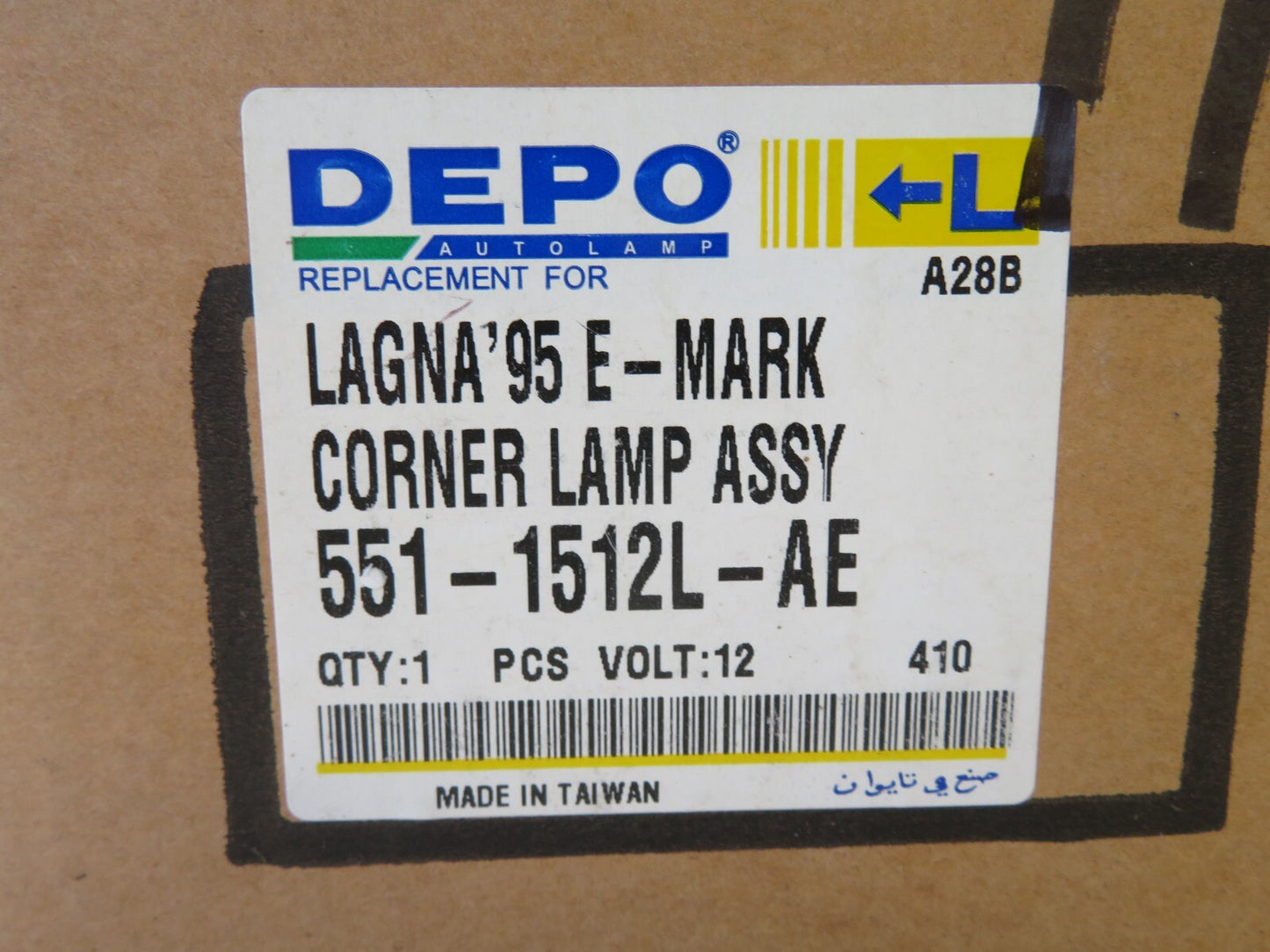 DEPO NS LH PASSENGER INDICATOR LIGHT FOR RENAULT LAGUNA 1995-2002