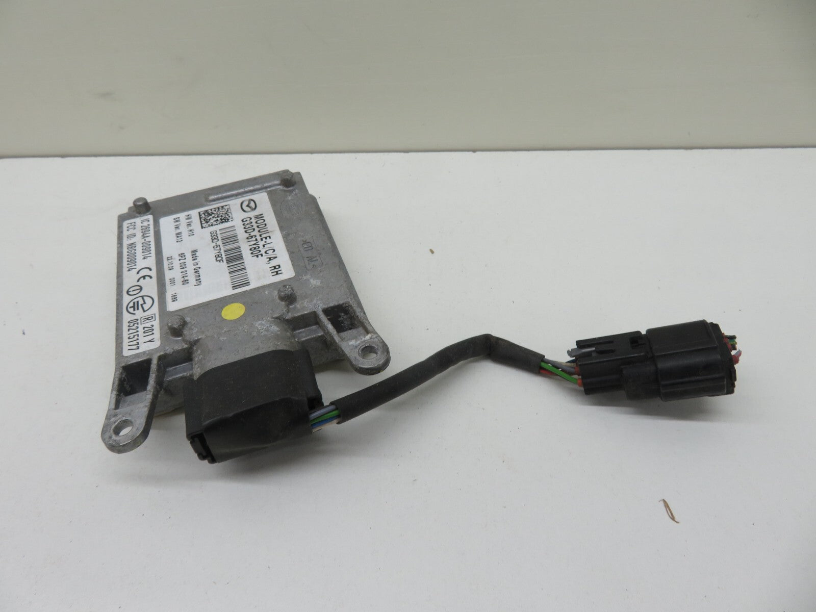 MAZDA CX7 OS DRIVER BLIND SPOT MODULE G33D-67Y80F 2008-2012 1629-15