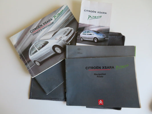 CITROEN PICASSO OWNERS MANUAL WITH FOLDER 2000-2004 HM1-22