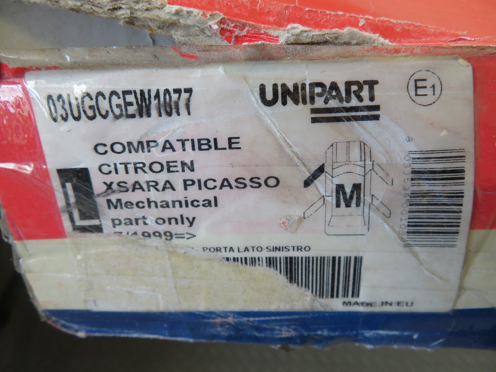 NSF LH PASSENGER WINDOW REGULATOR FOR CITROEN XSARA PICASSO 1999-2010 #RMT