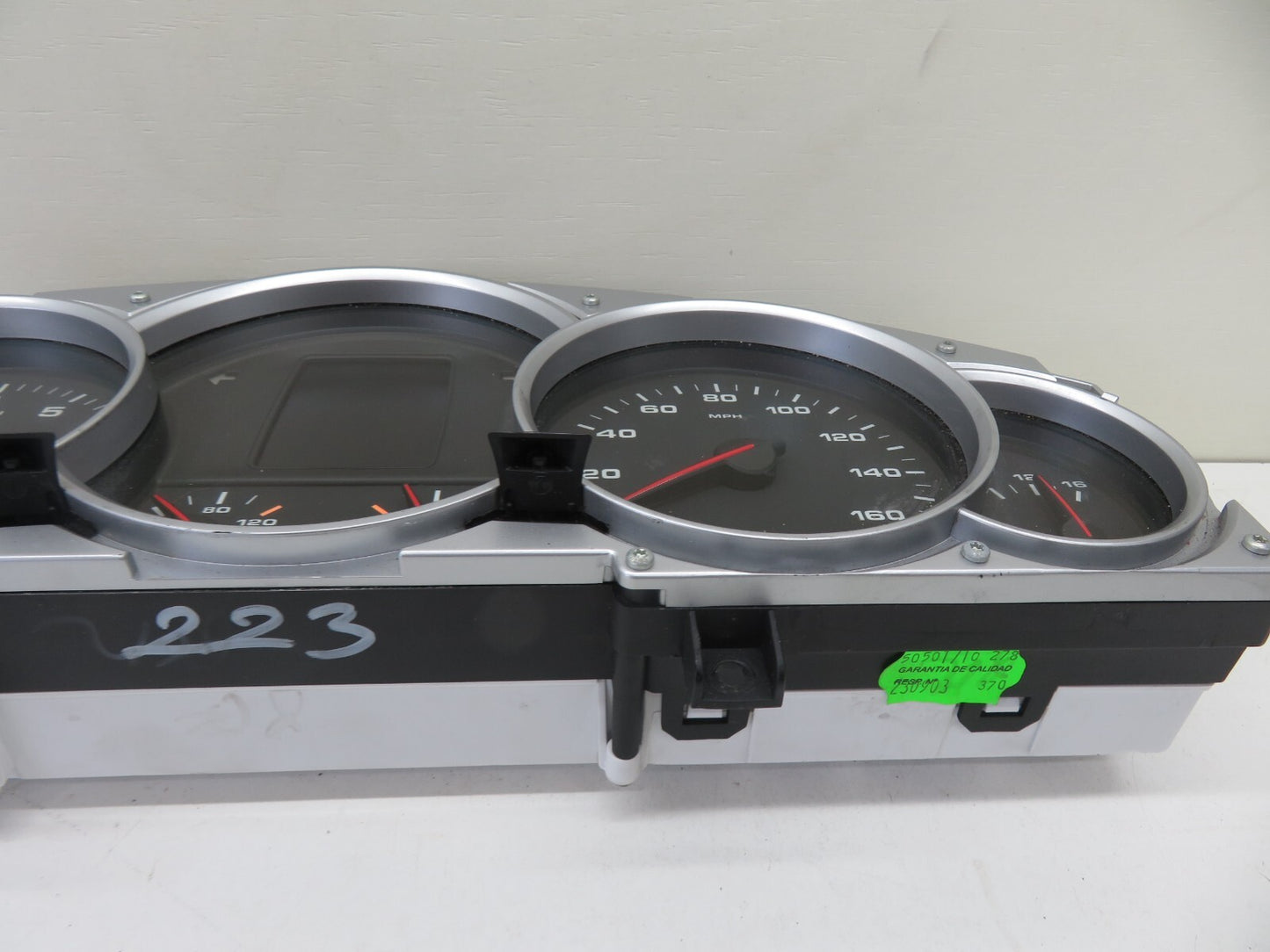 PORSCHE CAYENNE 955 INSTRUMENT SPEEDO CLUSTER 7L5920970D 2003-2006 1634-3