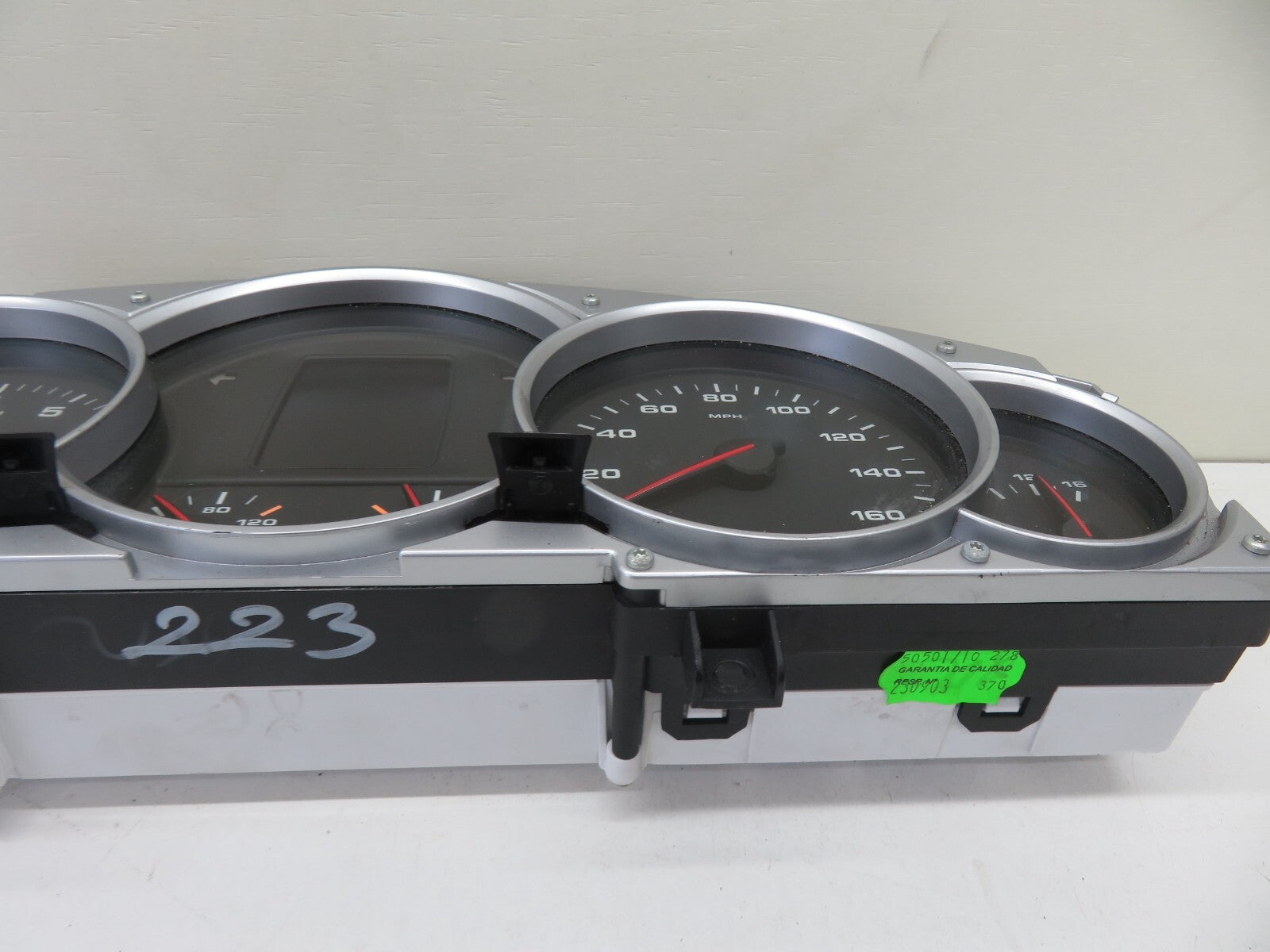PORSCHE CAYENNE 955 INSTRUMENT SPEEDO CLUSTER 7L5920970D 2003-2006 1634-3