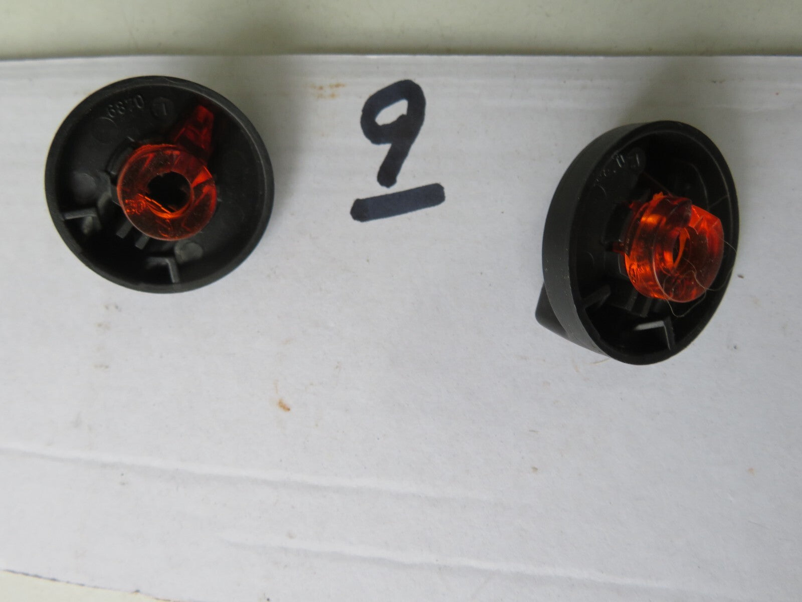 HYUNDAI MATRIX HEATER CLIMATE CONTROL KNOB PAIR 2001-2006 A1343-9