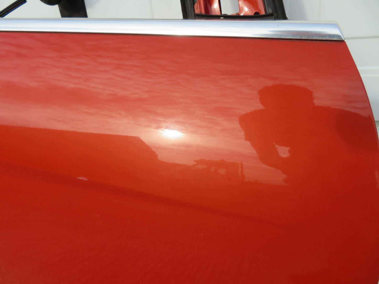 FORD CMAX C MAX OSF FRONT DRIVER DOOR IN ORANGE 2010-2015 (SEE PHOTOS)